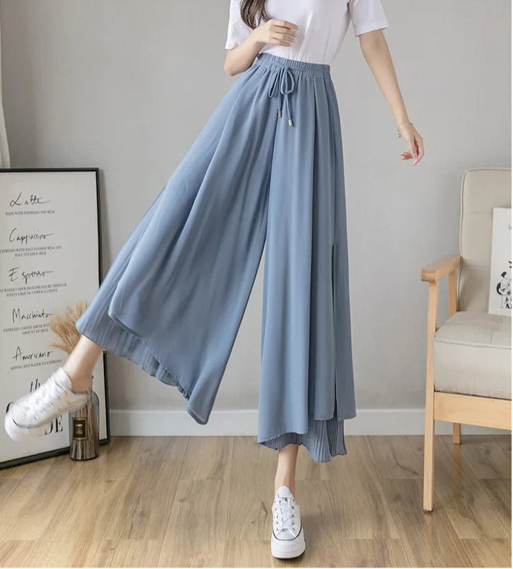 High Waist Wide Leg Pants