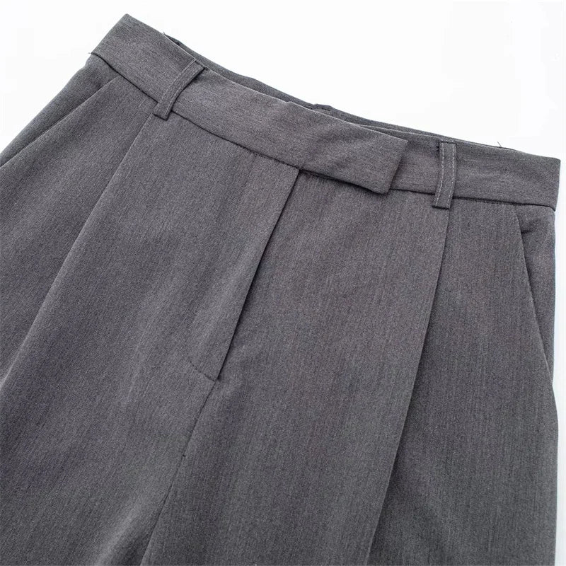 Wide Leg Business Casual Pant