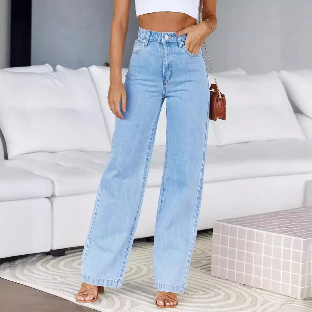 Straight-Fit Denim Jeans