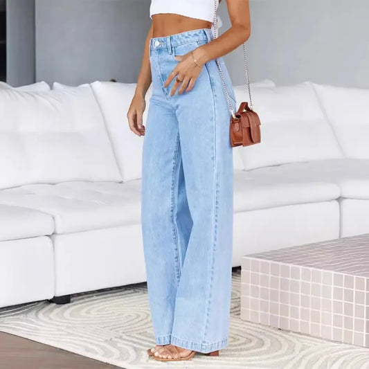 Straight-Fit Denim Jeans
