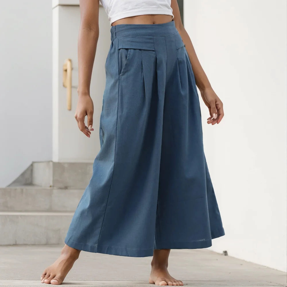 Linen Wide Leg Pants