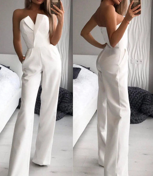 Strapless Slim-fit Jumpsuit