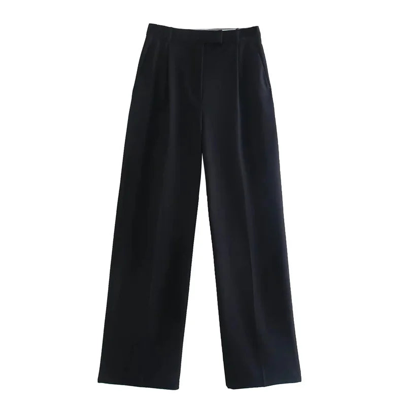 Wide Leg Business Casual Pant