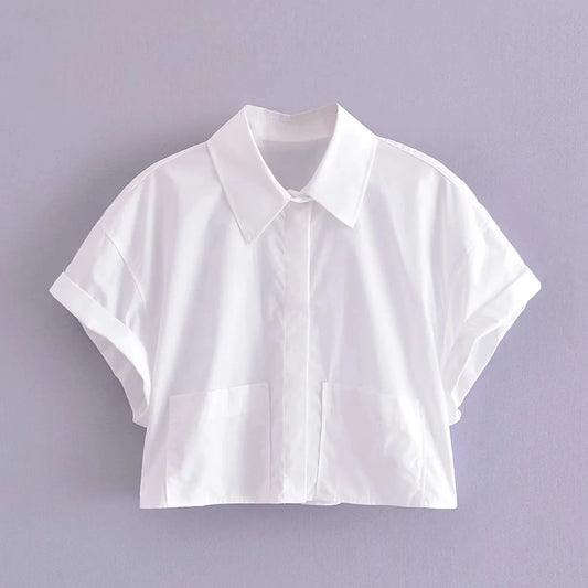 Women's Cropped Blouse