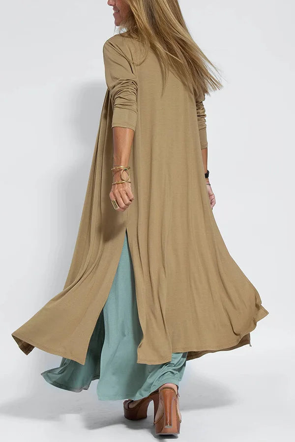 Long Sleeve Ankle Length Cardigan