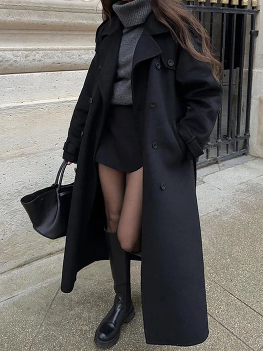 Black Long Coat For Women