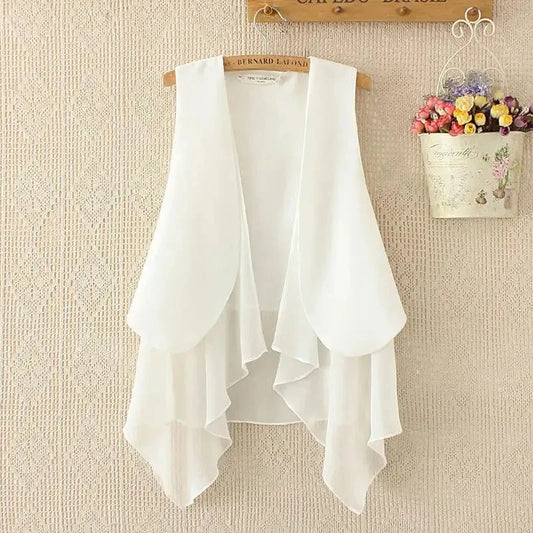 Chiffon Sleeveless Vest Women