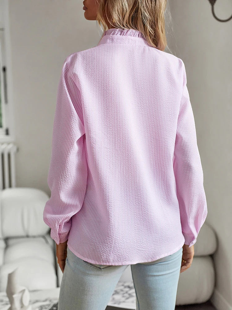 Long Sleeve Causal Blouse