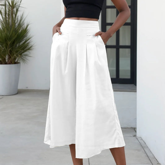 Linen Wide Leg Pants