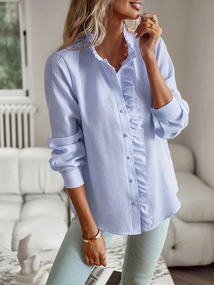 Long Sleeve Causal Blouse